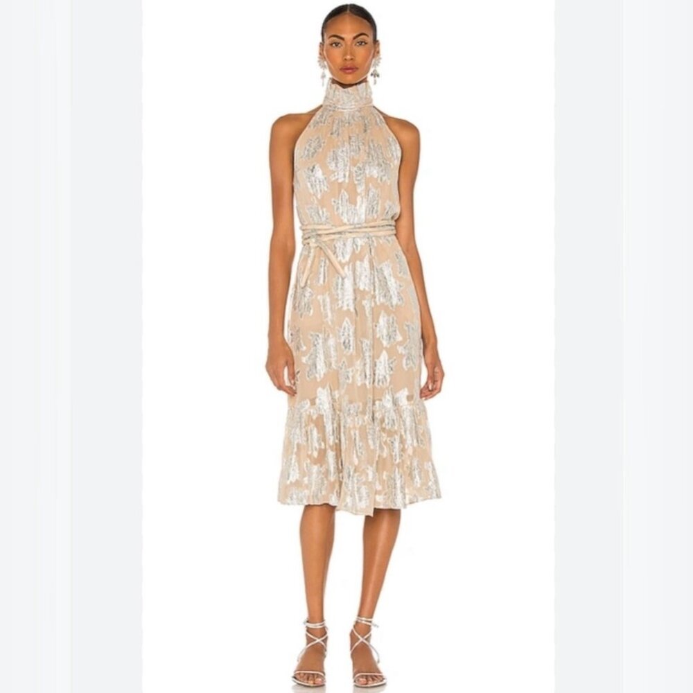 Iro Laza Shimmer Dress In Size 36/4